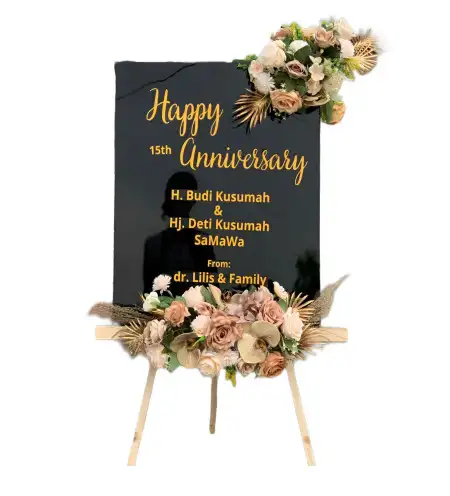 Papan Bunga Akrilik Sampok